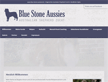 Tablet Screenshot of blue-stone-aussies.de